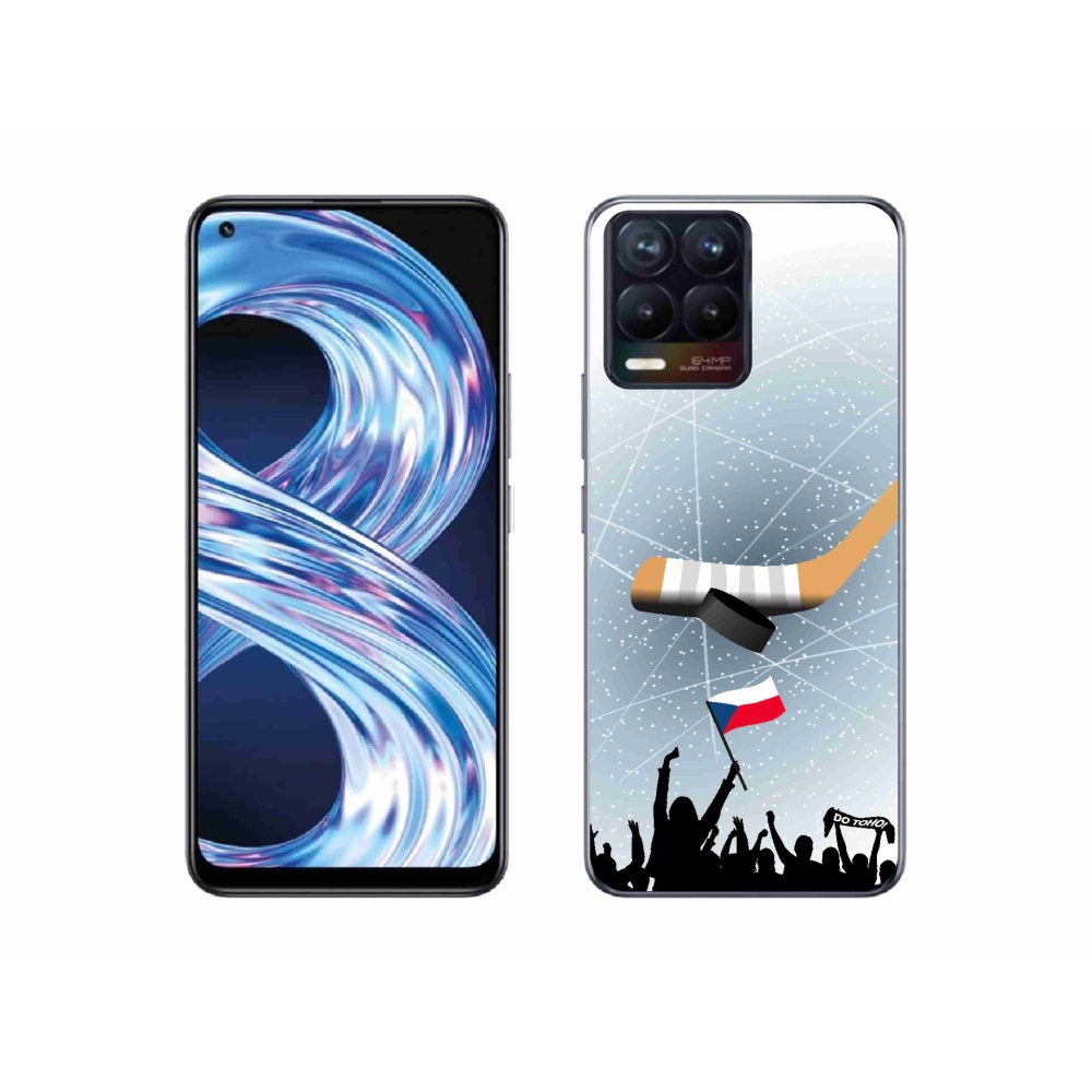 Gélový kryt mmCase na Realme 8 4G - fanúšikovia hokeja