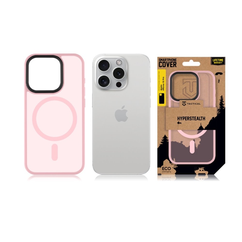 Tactical MagForce Hyperstealth Kryt pre iPhone 15 Pro Pink Panther