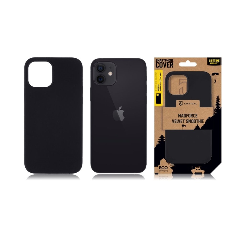 Tactical MagForce Velvet Smoothie Kryt pre Apple iPhone 12/12 Pro Asphalt