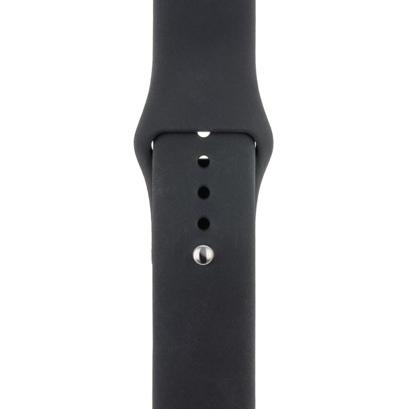 OBAL:ME Silikónový Remienok pre Apple Watch 38-41mm S-M Black