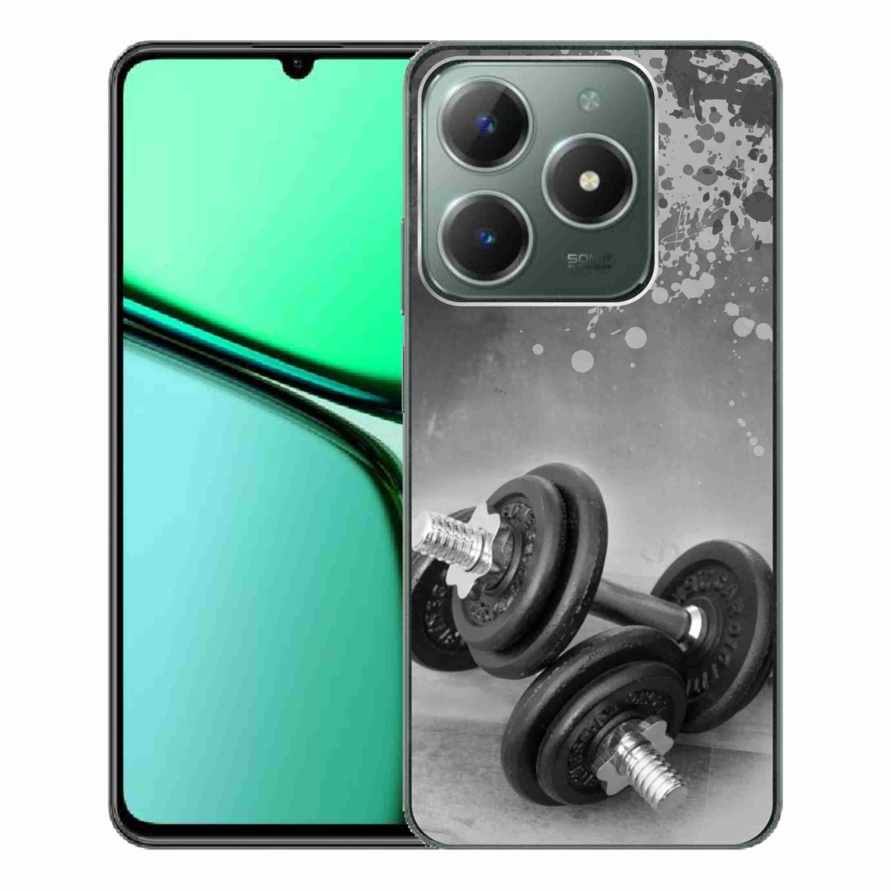 Gélový kryt mmCase na Realme C61 - činky 1