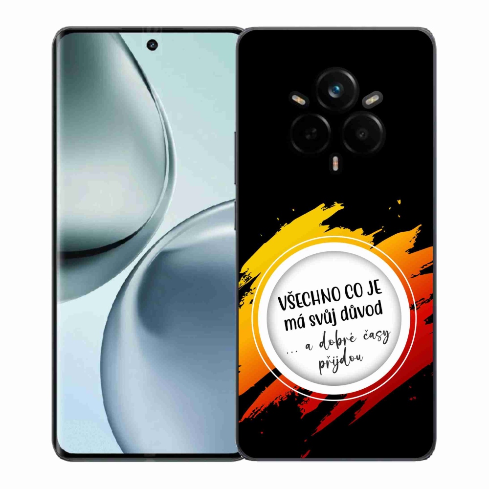 Gélový kryt mmCase na Realme 14 Pro 5G - citát 3 čierne pozadie