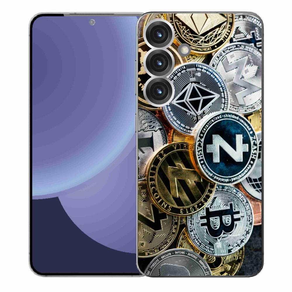 Gélový kryt mmCase na Samsung Galaxy S25+ - kryptomeny