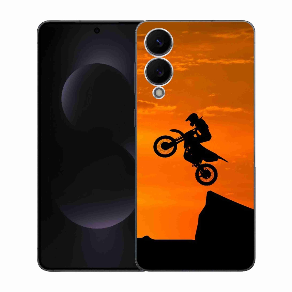 Gélový kryt mmCase na Samsung Galaxy S25 Edge - motocross