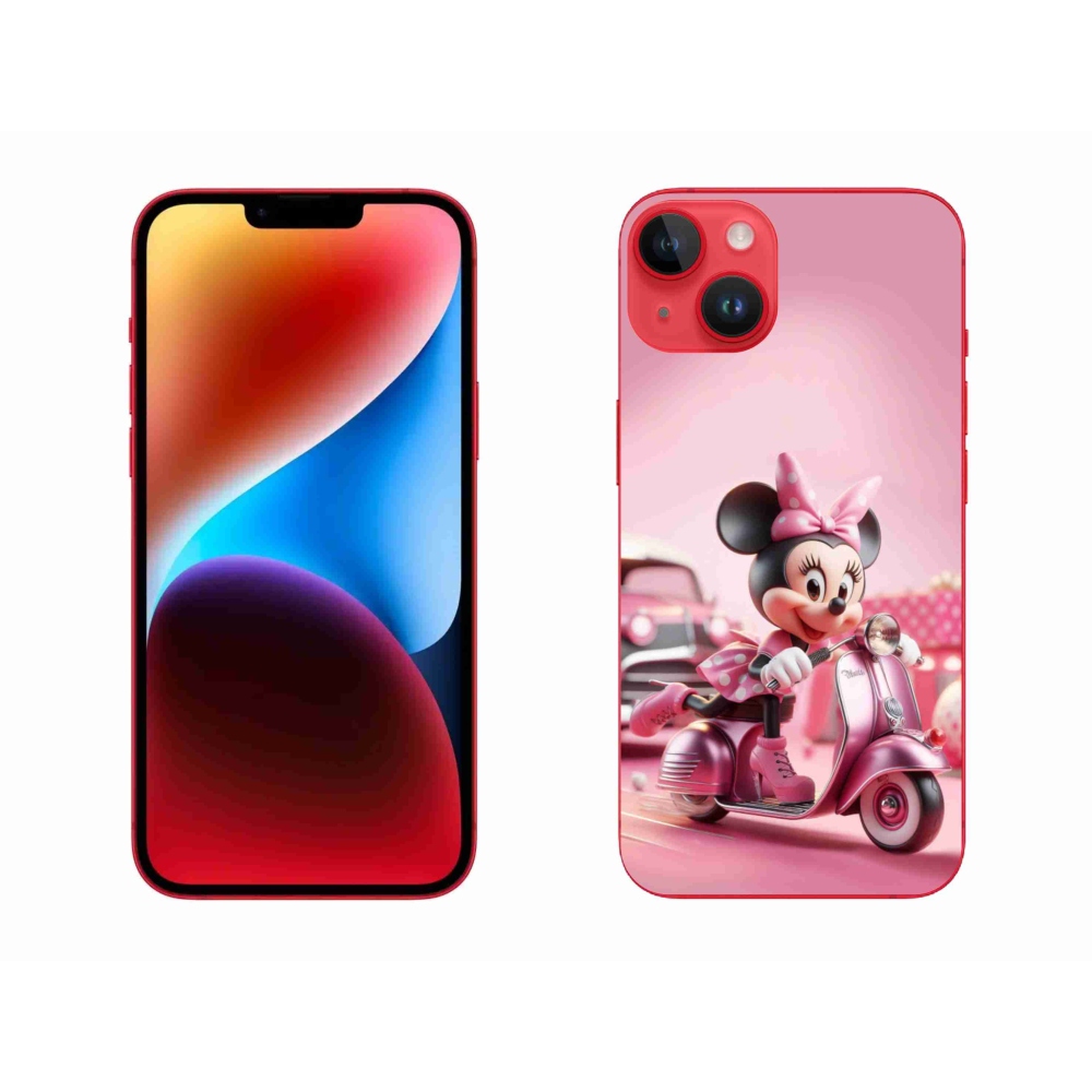 Gélový kryt mmCase na iPhone 14 Plus - minnie 1