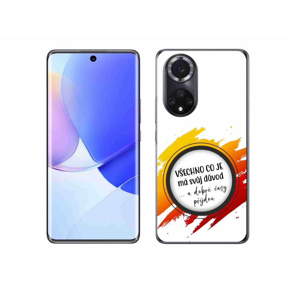 Gélový kryt mmCase na Honor 50 - citát 3 biele pozadie