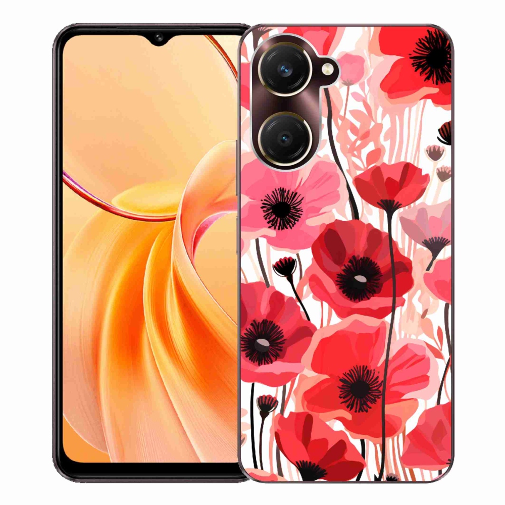 Gélový kryt mmCase na Vivo Y28s 5G - vlčí mak 1