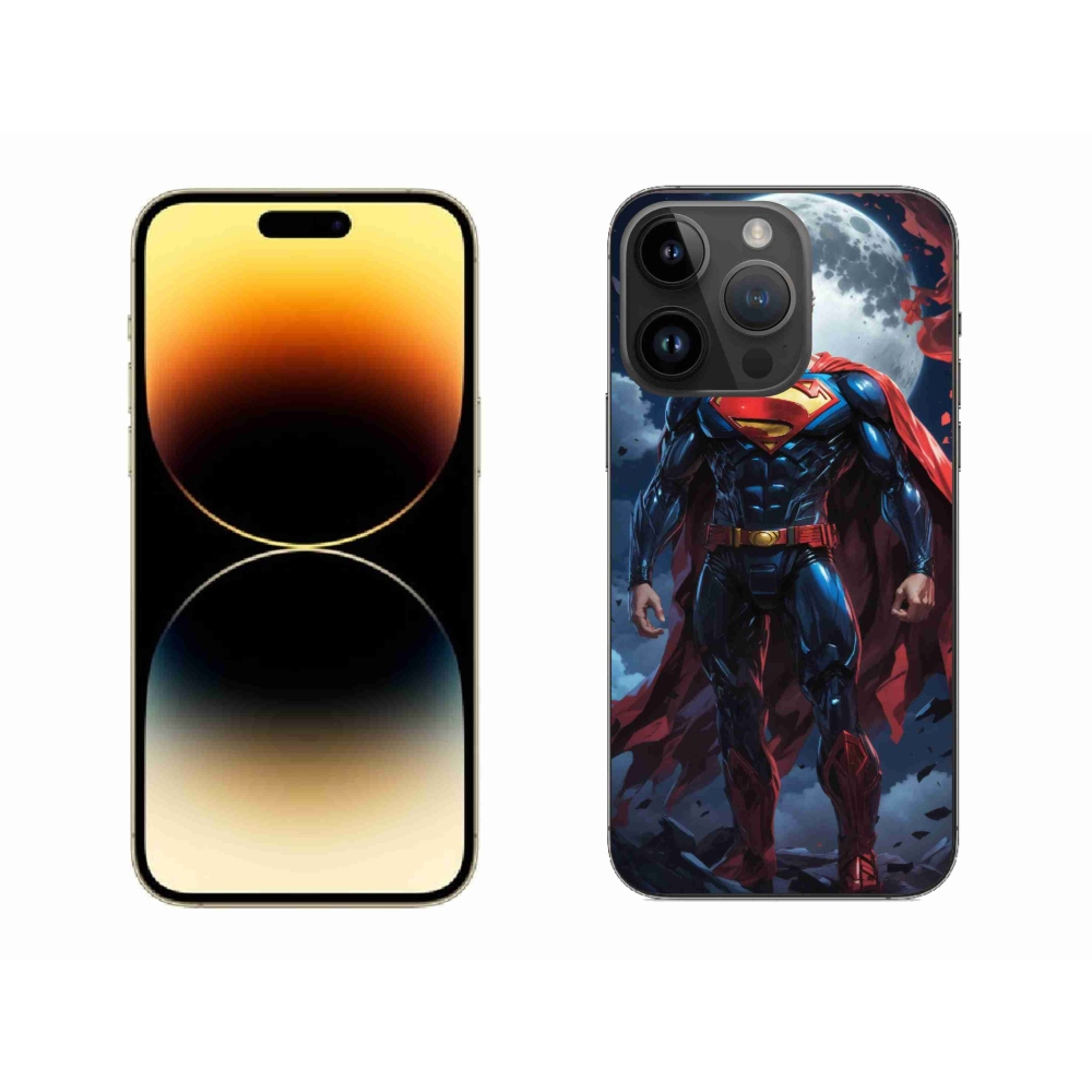 Gélový kryt mmCase na iPhone 14 Pro Max - superman