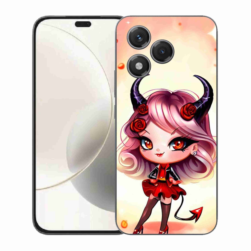 Gélový kryt mmCase na Honor 400 Lite - kreslená čertica