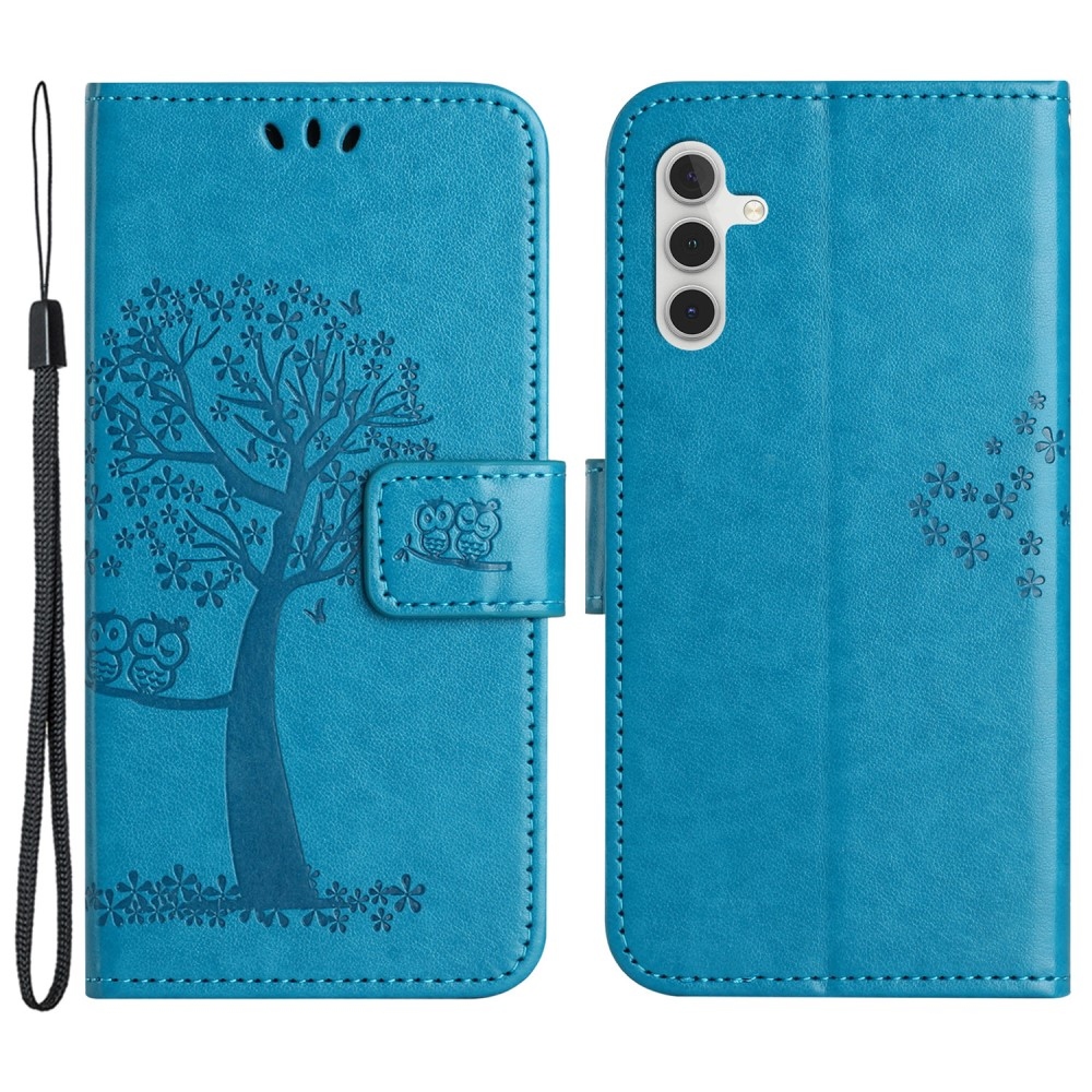 Tree knižkové púzdro na Samsung Galaxy S23 FE - modré