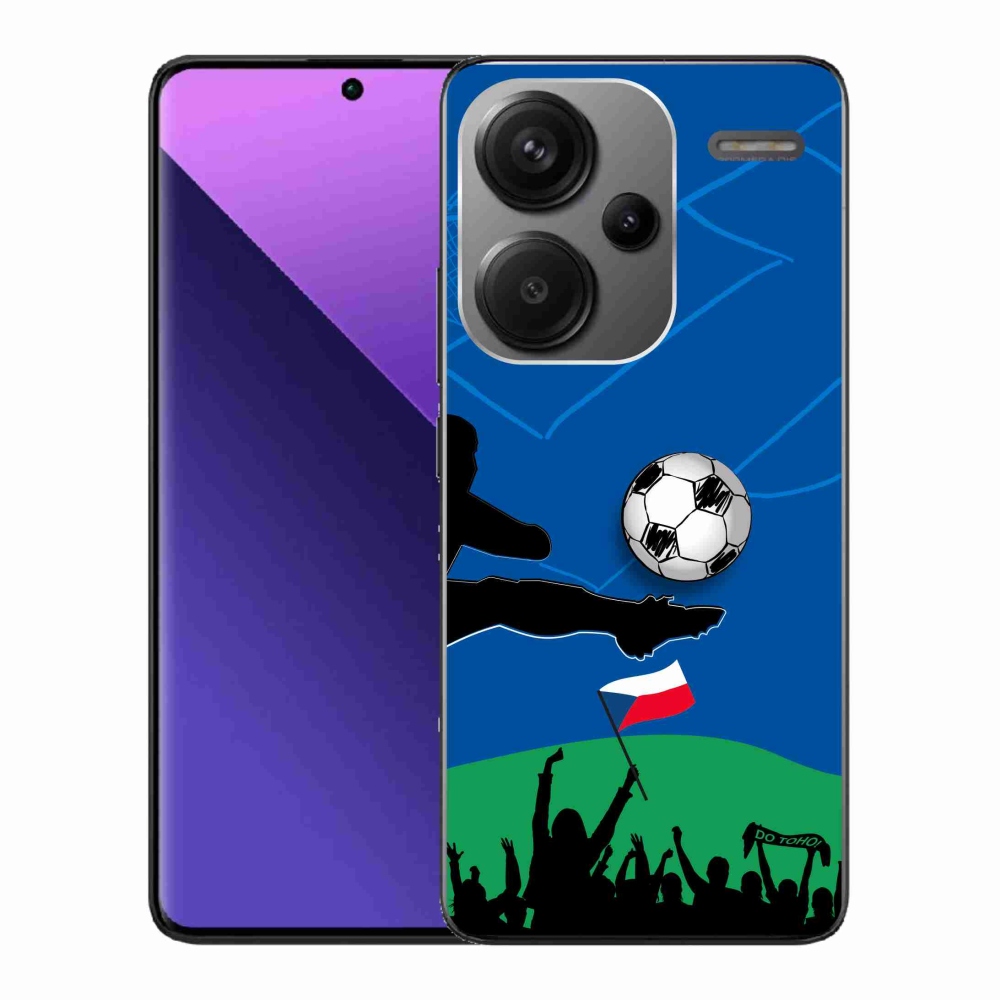 Gélový kryt mmCase na Xiaomi Redmi Note 13 Pro+ 5G - fanúšikovia futbalu