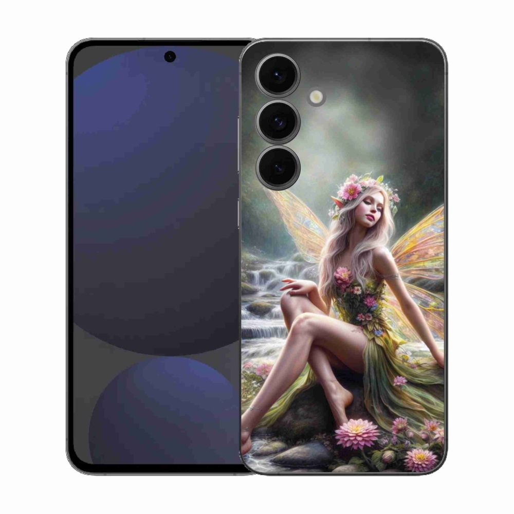 Gélový kryt mmCase na Samsung Galaxy S25 FE - motýlia žena 1