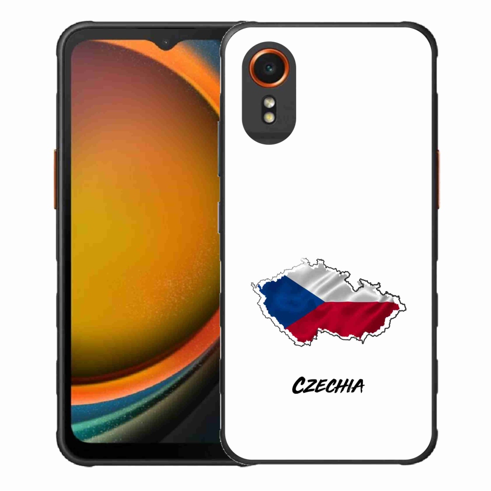 Gélový kryt mmCase na Samsung Galaxy Xcover 7 - Czechia biele pozadie