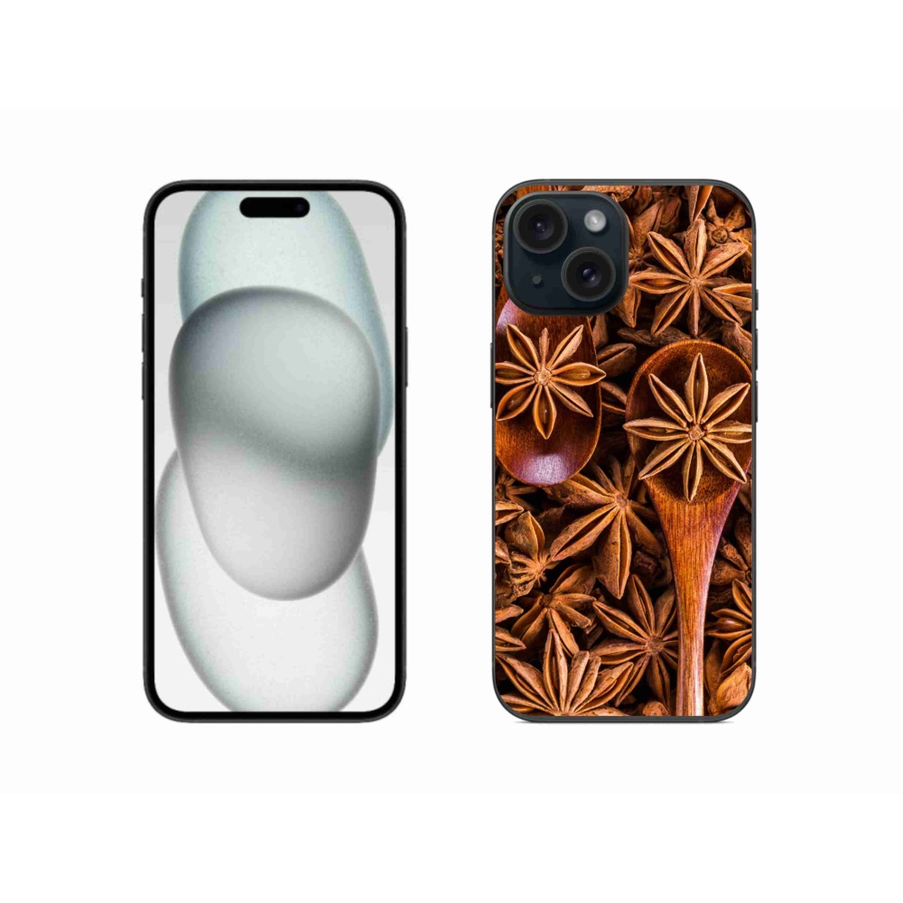 Gélový kryt mmCase na iPhone 15 - vonný aníz