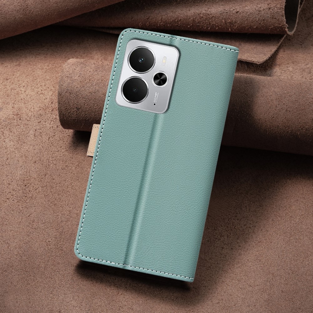 BNF DUO knižkové púzdro na Realme 14 5G - zelené