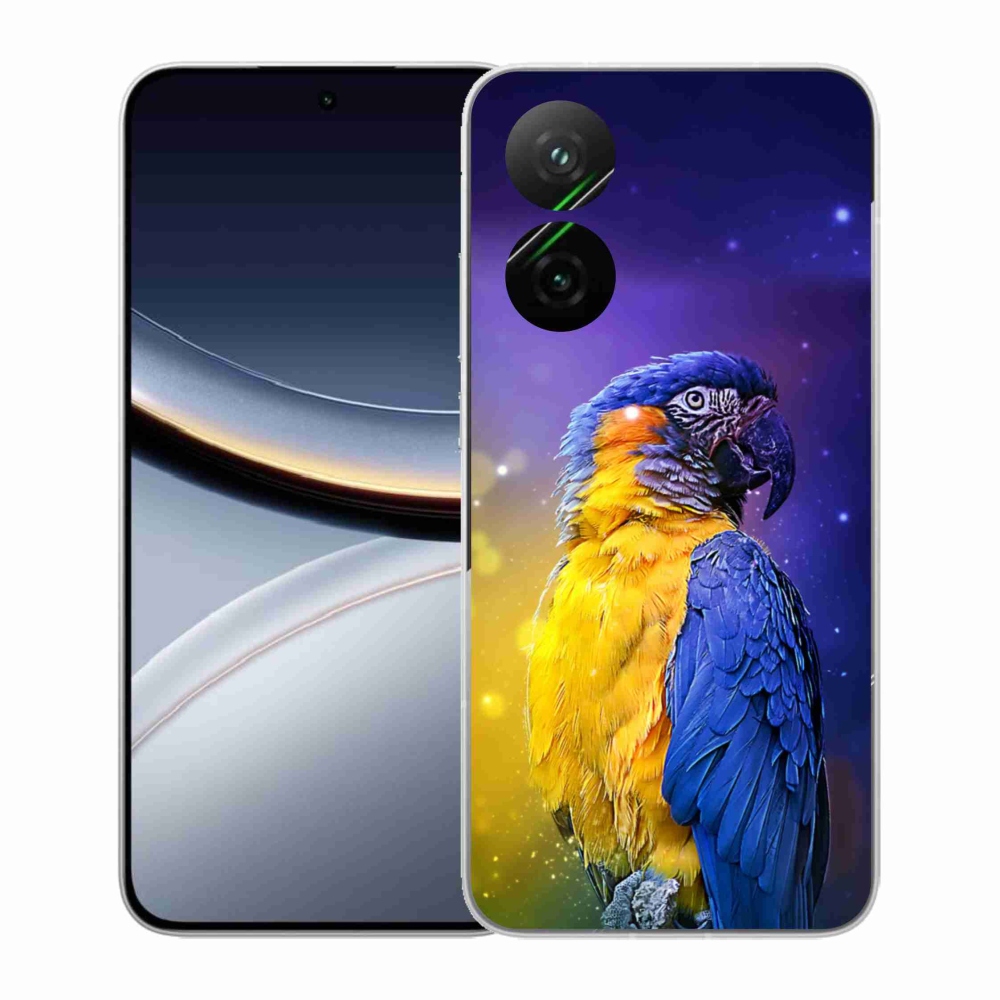Gélový kryt mmCase na Xiaomi Poco F7 5G - papagáj ara 1