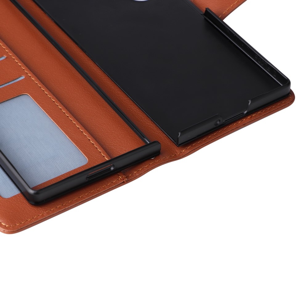 Wallet knižkové púzdro na Samsung Galaxy Z Fold6 5G - hnedé