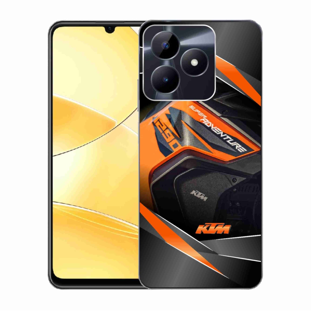 Gélový kryt mmCase na Realme C51/C53 - motorka ktm
