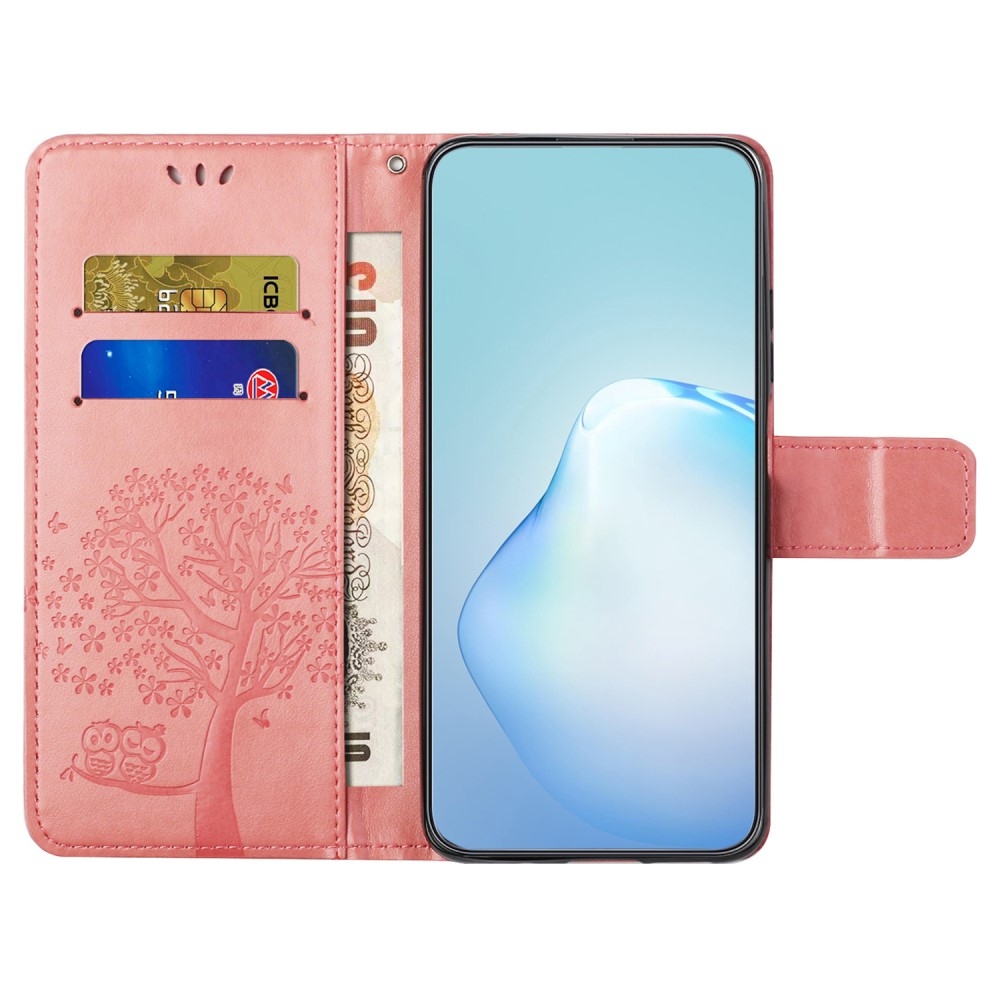 Tree knižkové púzdro na Samsung Galaxy S24+ - ružové