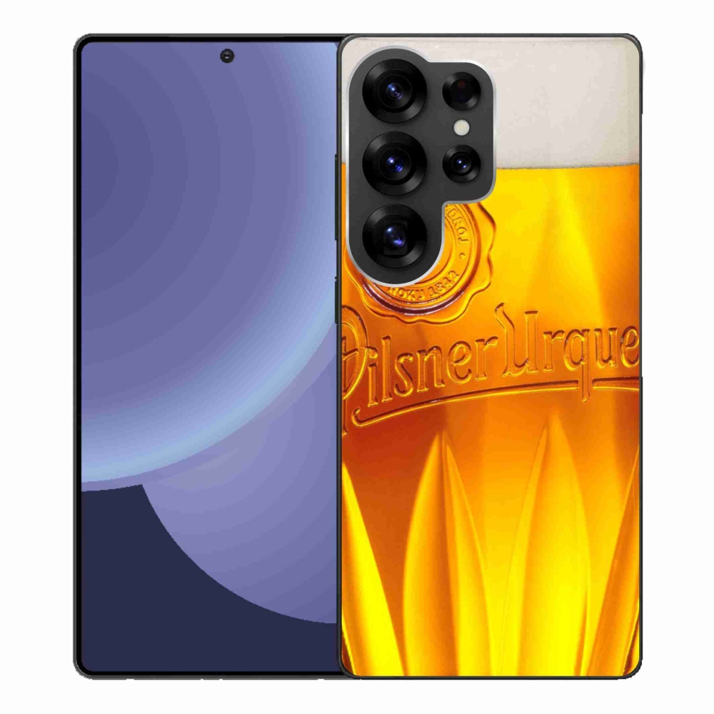 Gélový kryt mmCase na Samsung Galaxy S25 Ultra - pivo