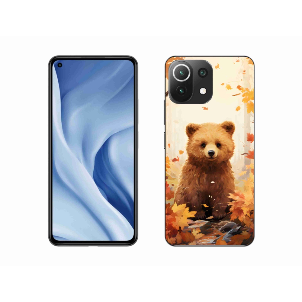 Gélový kryt mmCase na Xiaomi Mi 11 Lite 4G/5G - medveď v lese