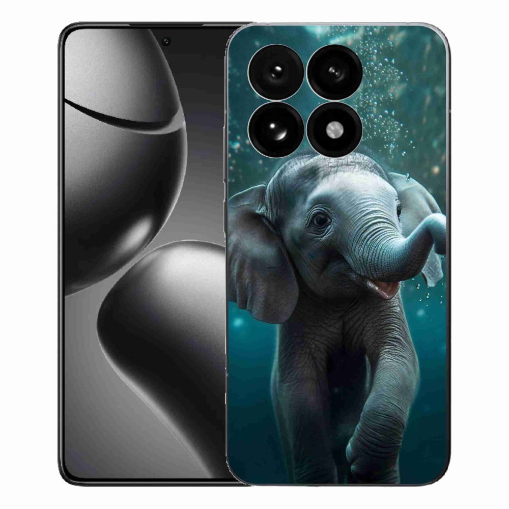Gélový kryt mmCase na Xiaomi 15T - sloník pod vodou