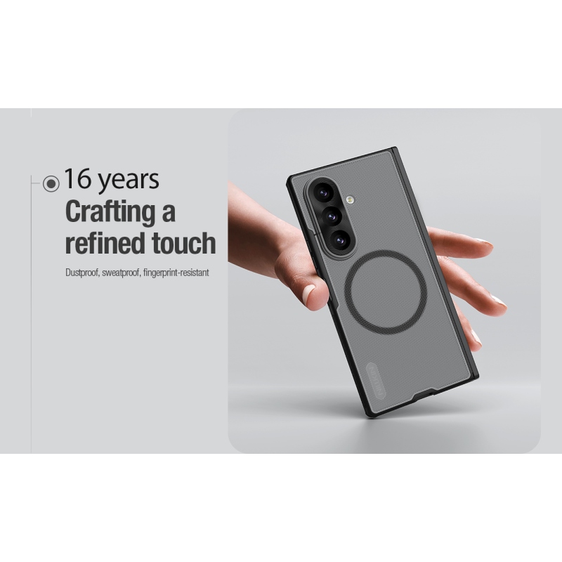 Nillkin Super Frosted FOLD Magnetic zadný kryt pre Samsung Galaxy Z Fold 8 Ultra Transparent Black