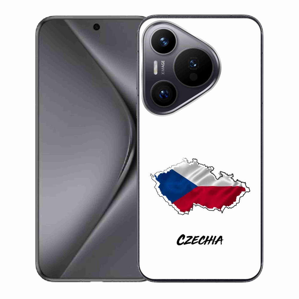Gélový kryt mmCase na Huawei Pura 70 - Czechia biele pozadie