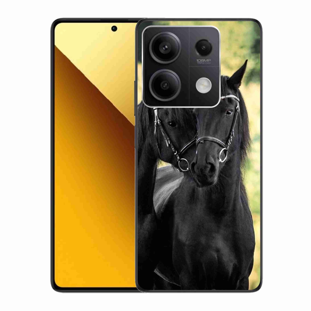 Gélový kryt mmCase na Xiaomi Redmi Note 13 5G - dva čierne kone