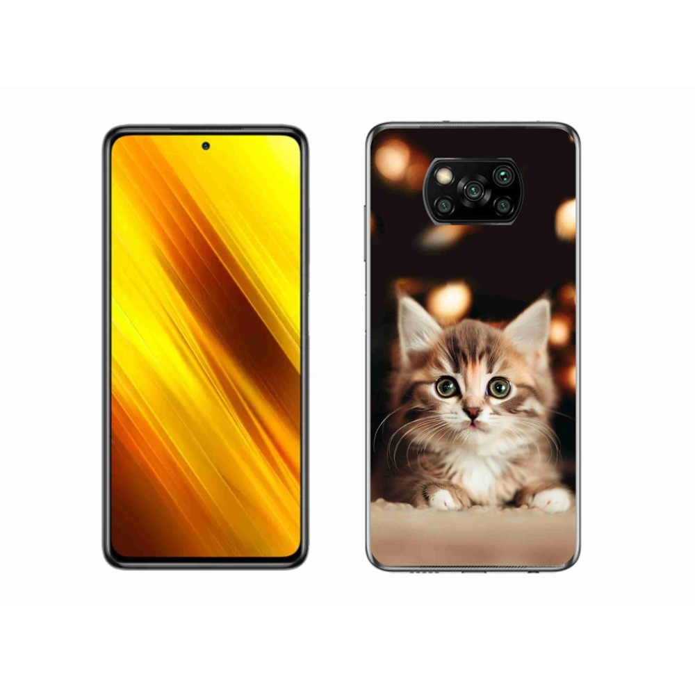 Gélový kryt mmCase na Xiaomi Poco X3 - roztomilé mačiatko 2