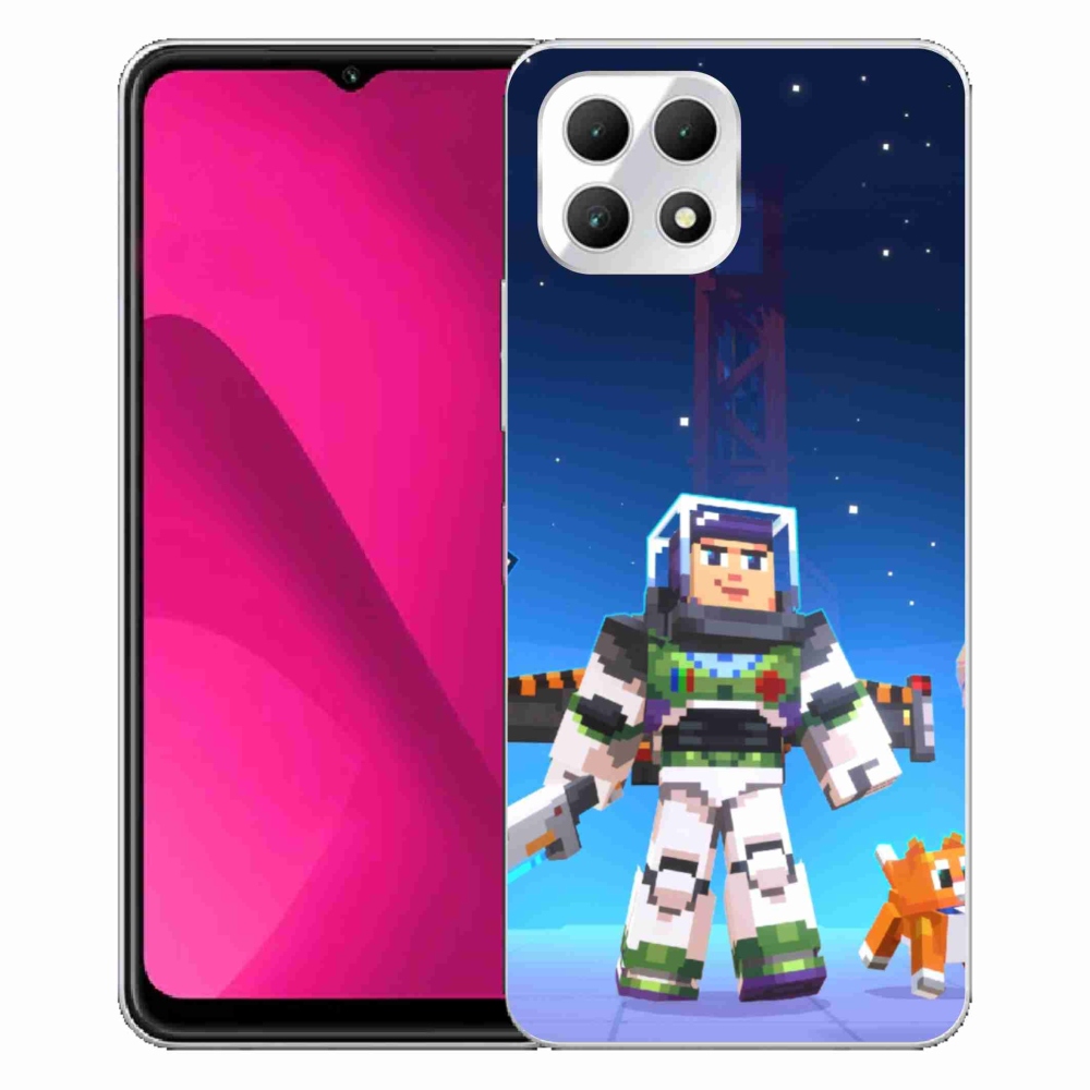 Gélový kryt mmCase na T-Mobile T Phone 2 - minecraft 2