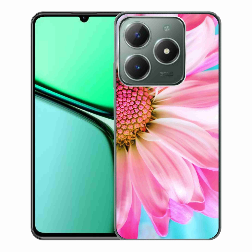 Gélový kryt mmCase na Realme C61 - ružová kvetina