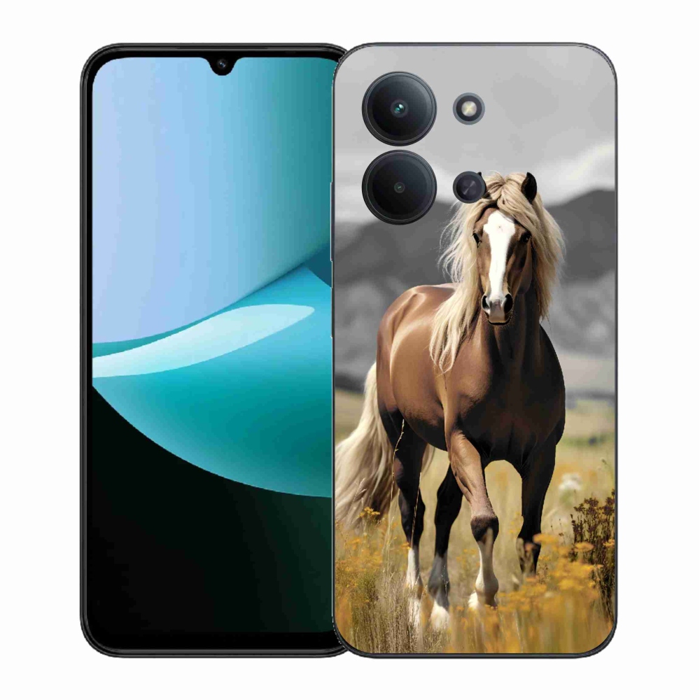 Gélový kryt mmCase na Xiaomi Redmi 15C 4G (171mm)/Poco C85 4G (171mm) - hnedý kôň 1
