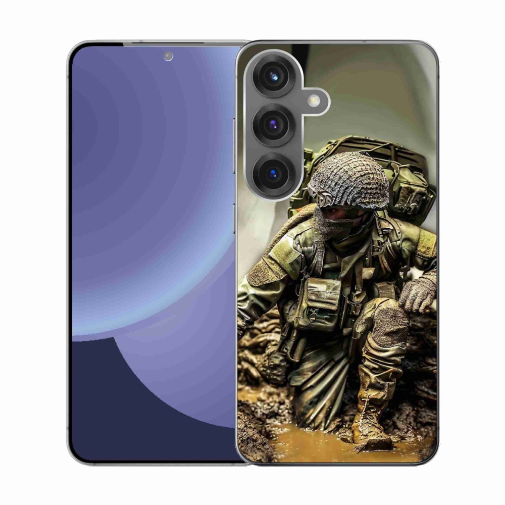 Gélový kryt mmCase na Samsung Galaxy S25 - vojak