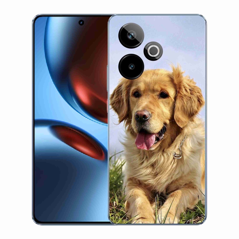 Gélový kryt mmCase na Realme GT 7 5G/GT 7T 5G - zlatý retriever