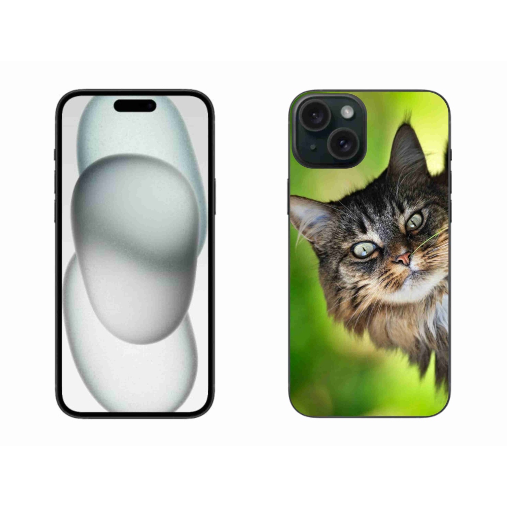 Gélový kryt mmCase na iPhone 15 Plus - mačka 3