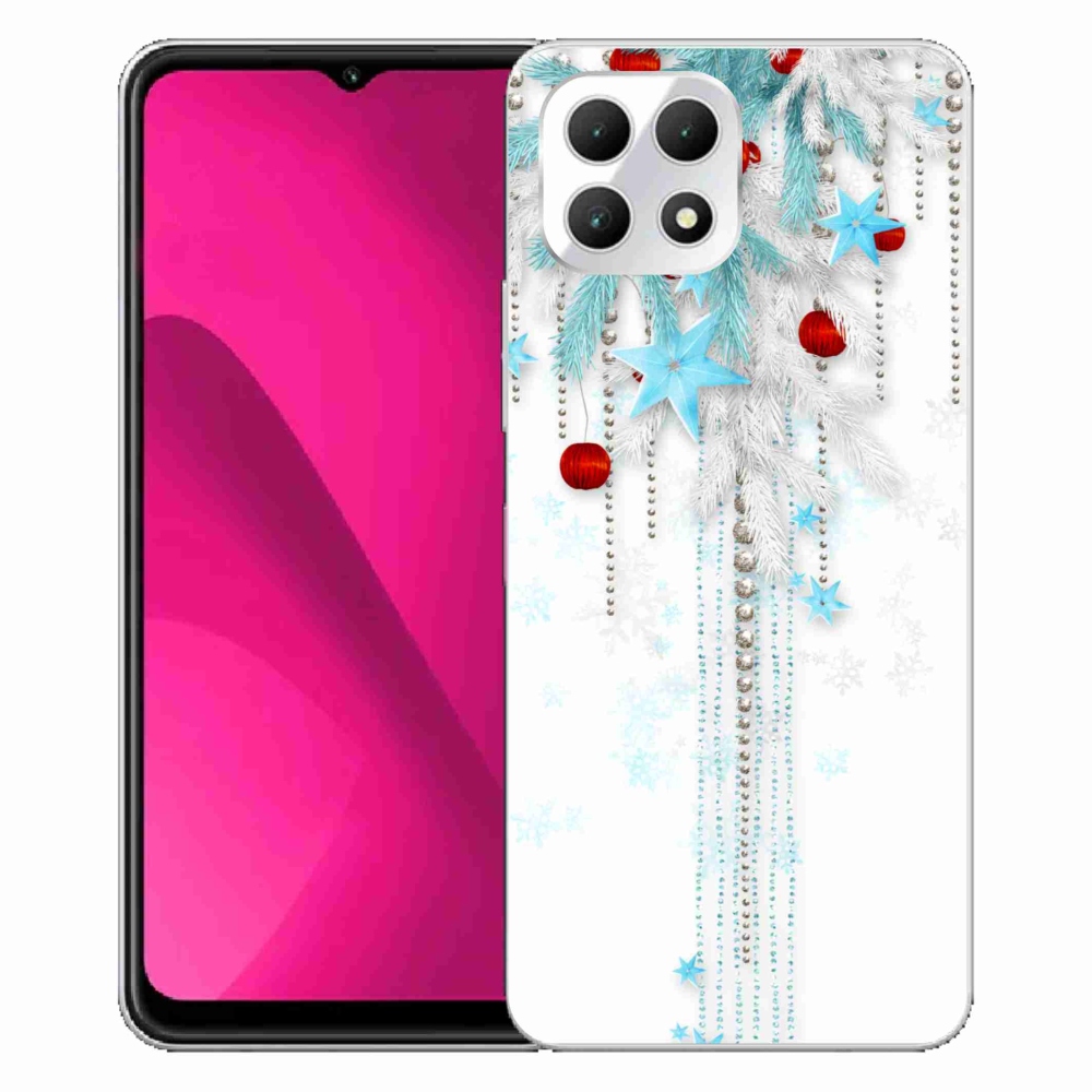 Gélový kryt mmCase na T-Mobile T Phone 2 - vianočné ozdoby