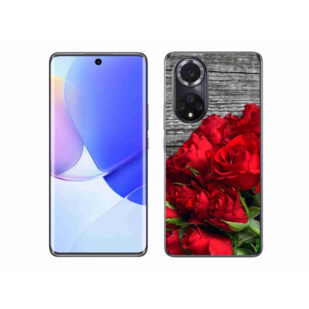 Gélový kryt mmCase na Huawei Nova 9 - červené ruže