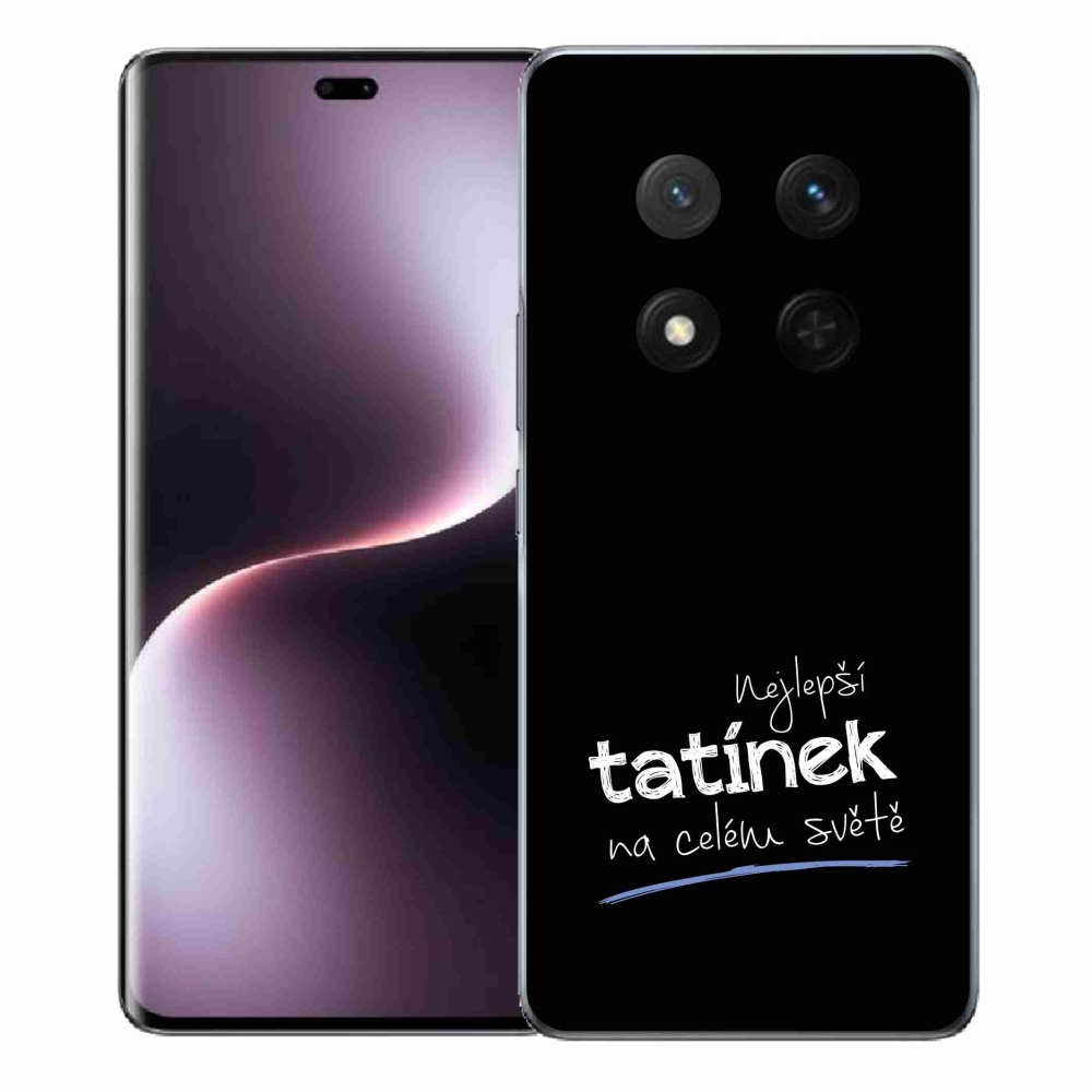 Gélový kryt mmCase na Honor Magic 7 Lite 5G - najlepší otecko 4 čierne pozadie