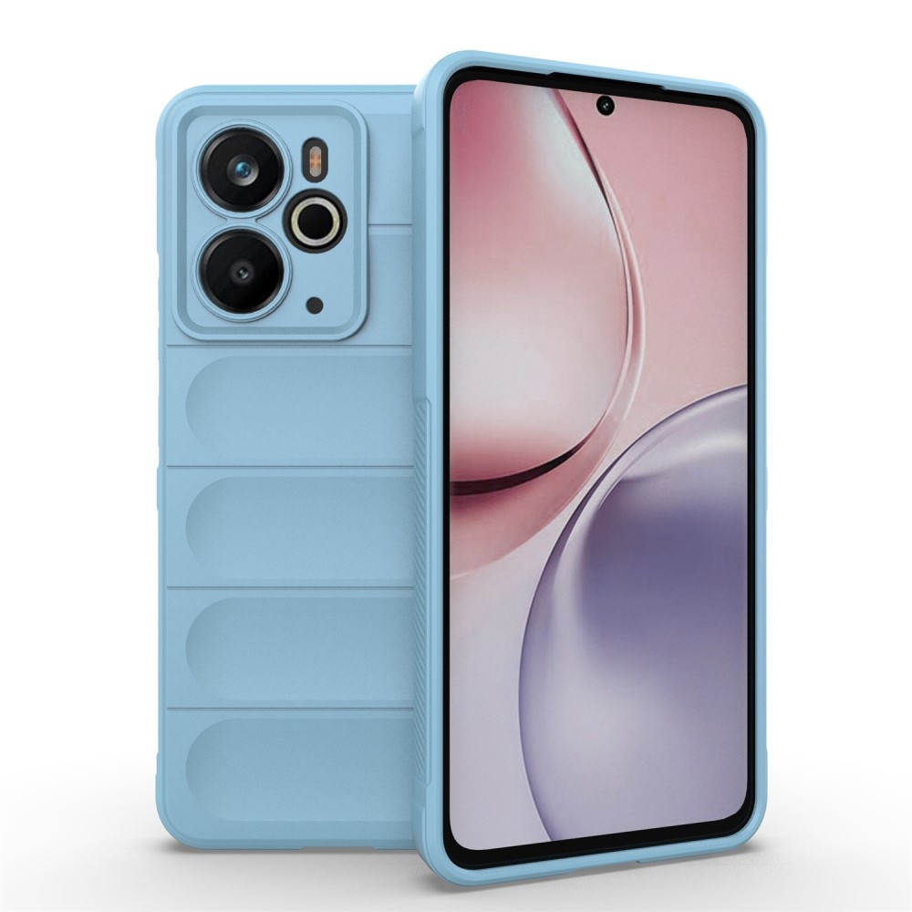 Rugg odolný gélový obal na Realme 14 5G - svetlomodrý