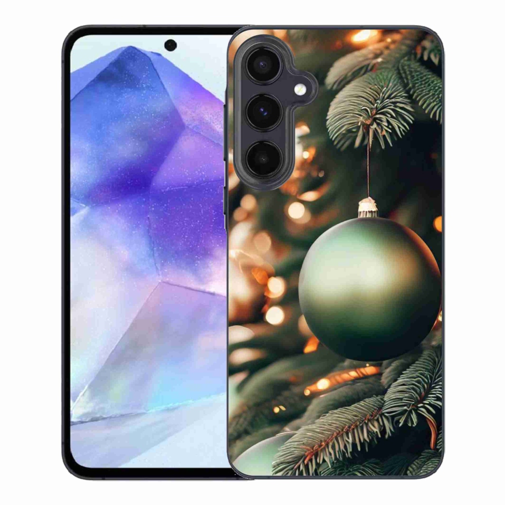 Gélový kryt mmCase na Samsung Galaxy A55 5G - vianočné ozdoby 1