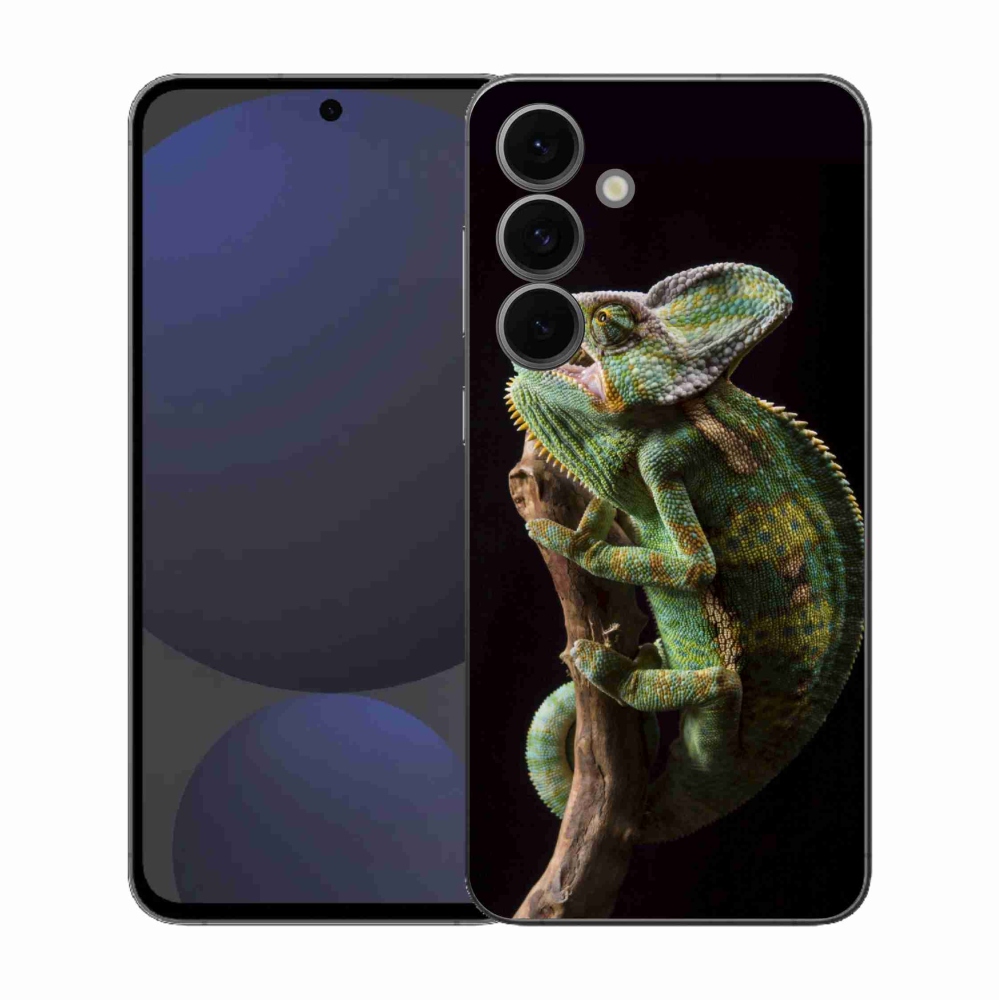 Gélový kryt mmCase na Samsung Galaxy S25 FE - chameleón