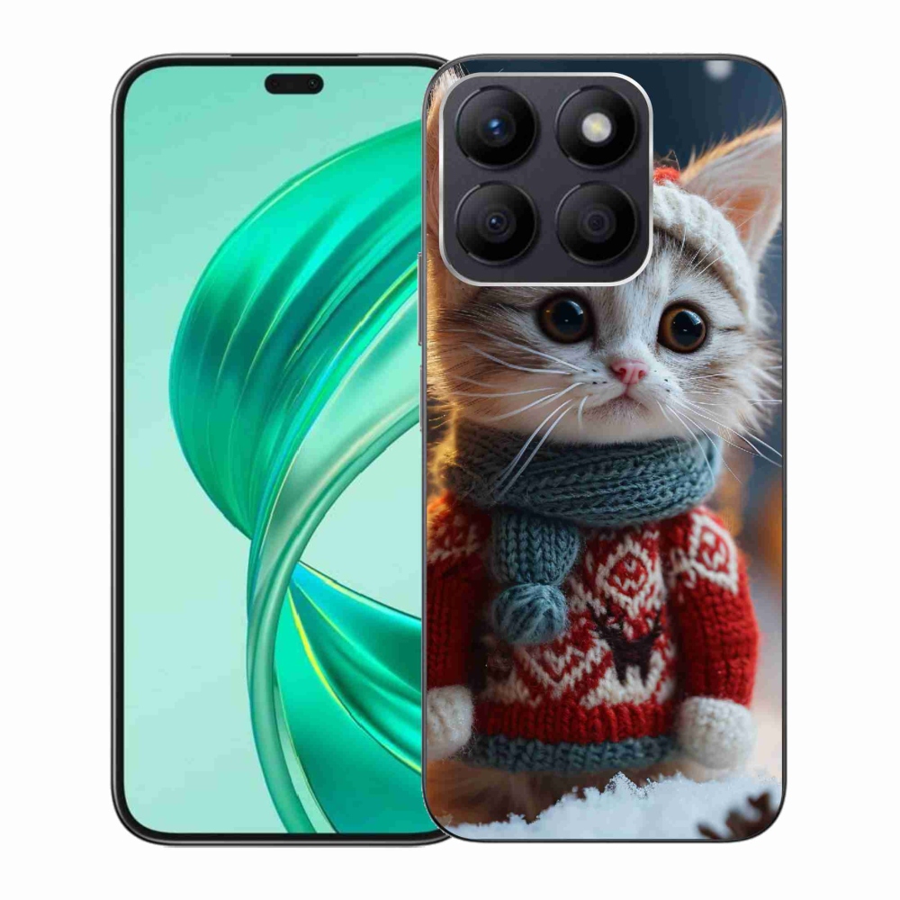 Gélový kryt mmCase na Honor X8b - mačiatko vo svetri