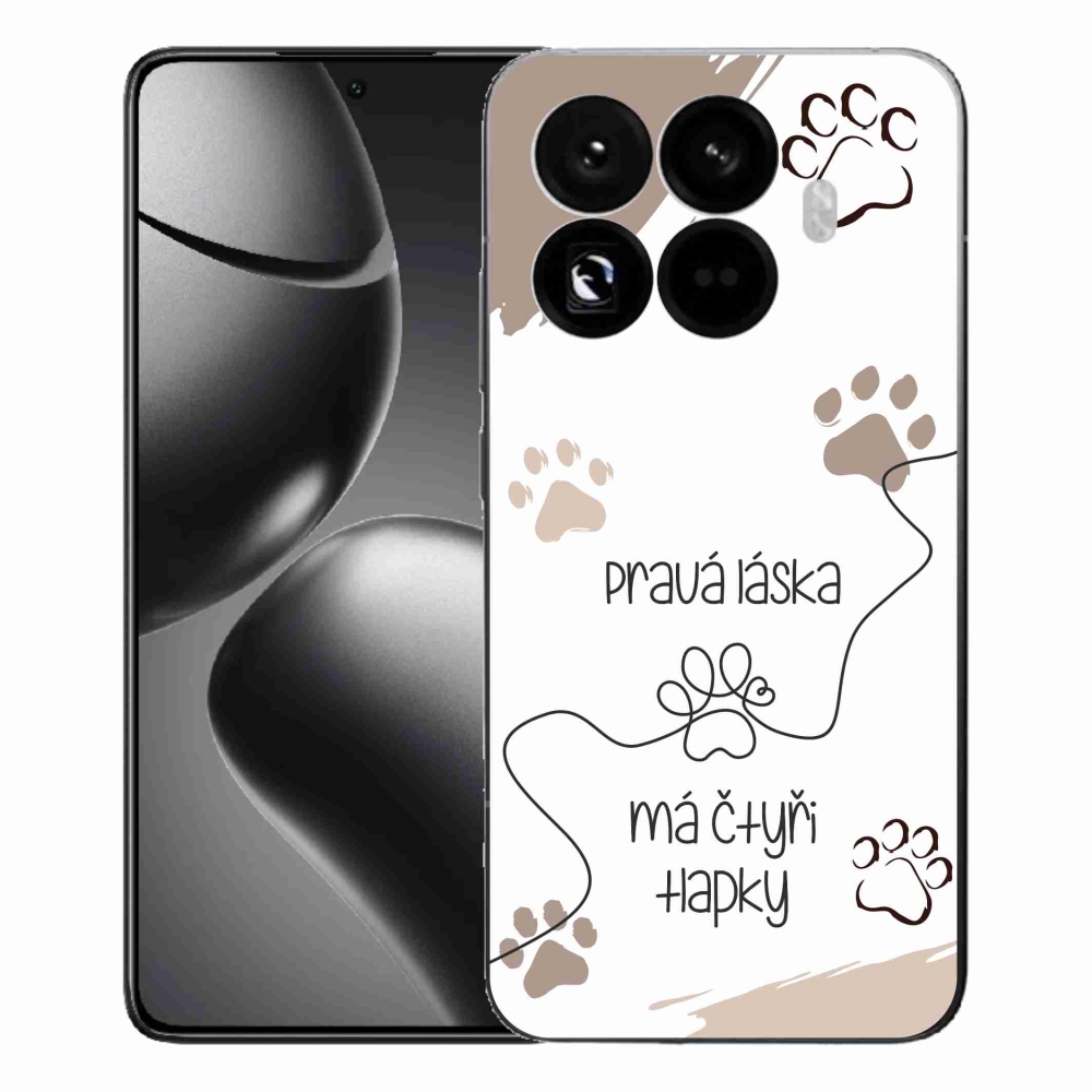 Gélový kryt mmCase na Xiaomi 15T Pro - psí motív 1 biele pozadie