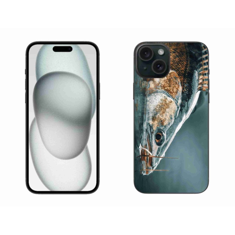 Gélový obal mmCase na iPhone 15 Plus - zubáč