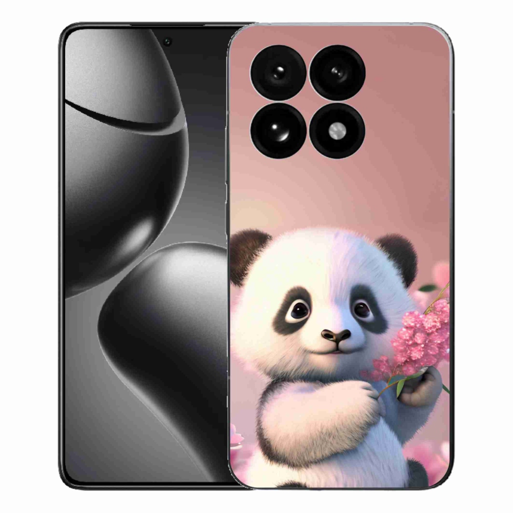 Gélový kryt mmCase na Xiaomi 15T - roztomilá panda