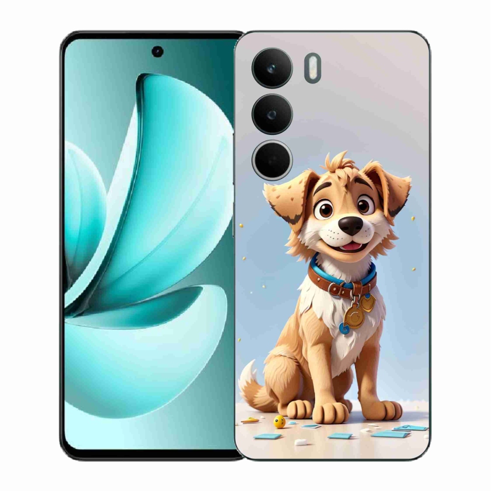 Gélový kryt mmCase na Realme C71 - kreslené šteňa