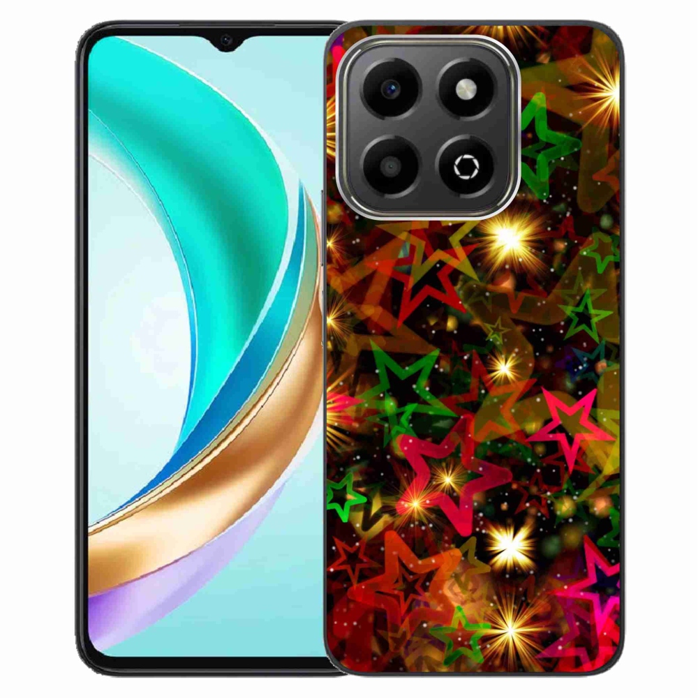 Gélový kryt mmCase na Honor X6b - farebné hviezdičky