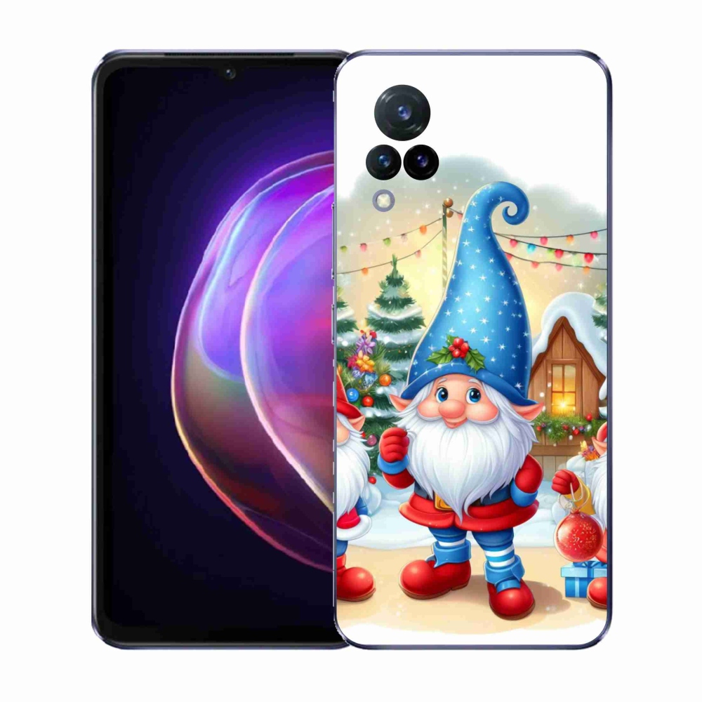 Gélový kryt mmCase na Vivo V21 4G/5G - vianočné škriatkovia