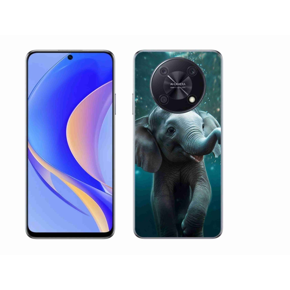 Gelový kryt mmCase na Huawei Nova Y90 - slůně pod vodou